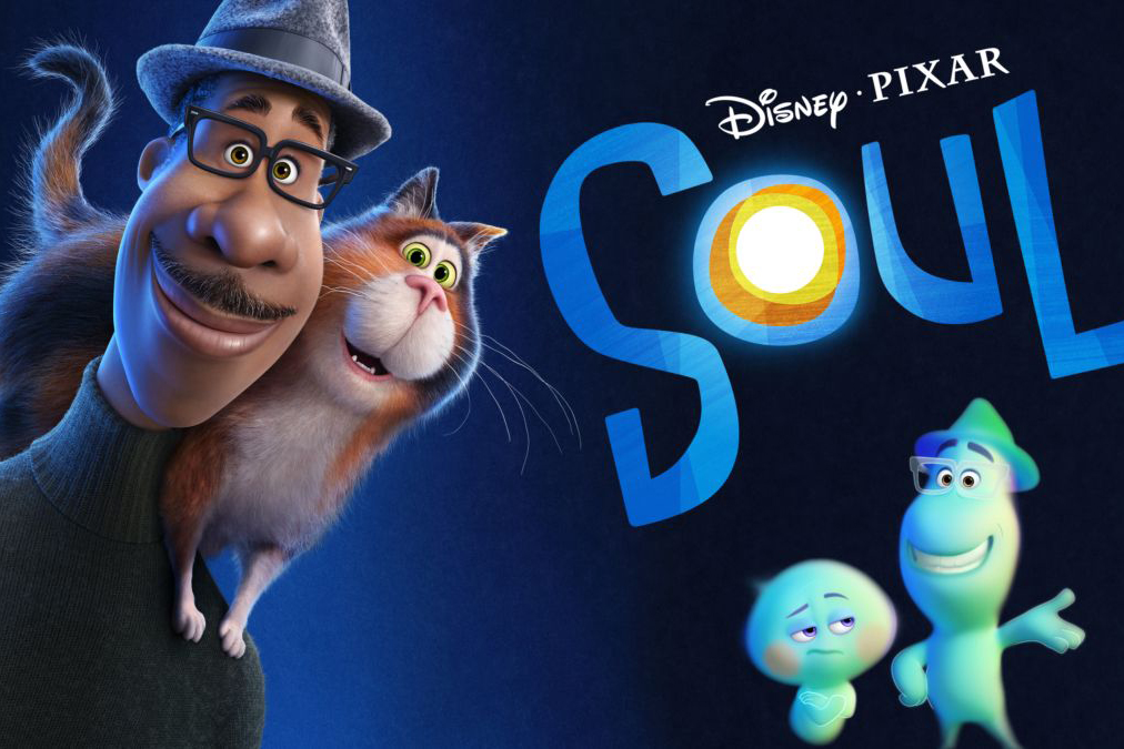 The poster of the cartoonish movie soul